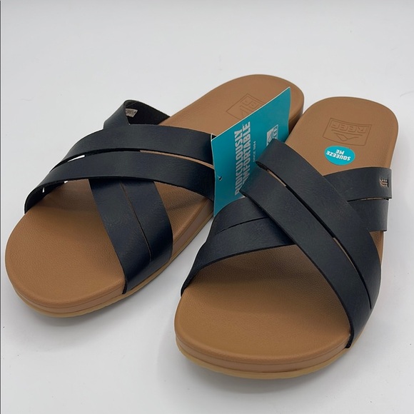 Reef Cushion Spring Bloom, black/tan - Picture 1 of 9